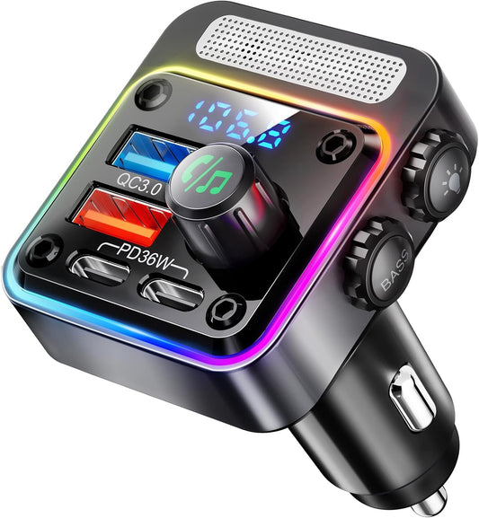 Bluetooth 5.3 Car Adapter Charger