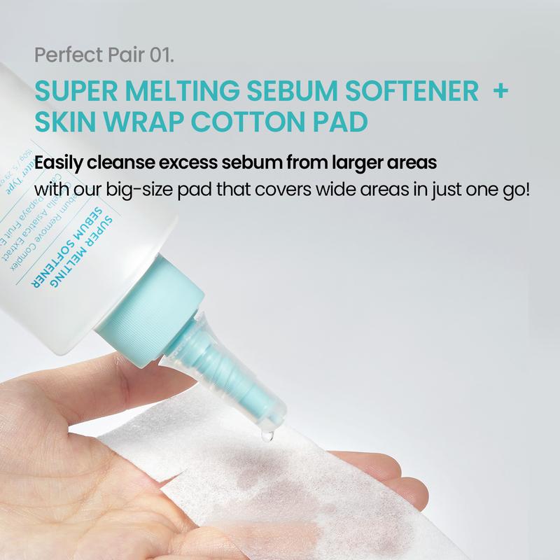 Super Melting Sebum Softener with 40 Skin Wrap Cotton