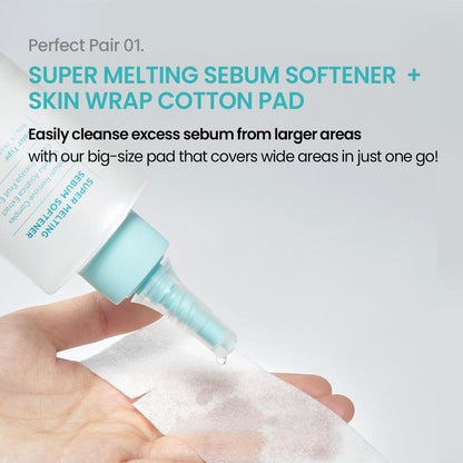 Super Melting Sebum Softener with 40 Skin Wrap Cotton